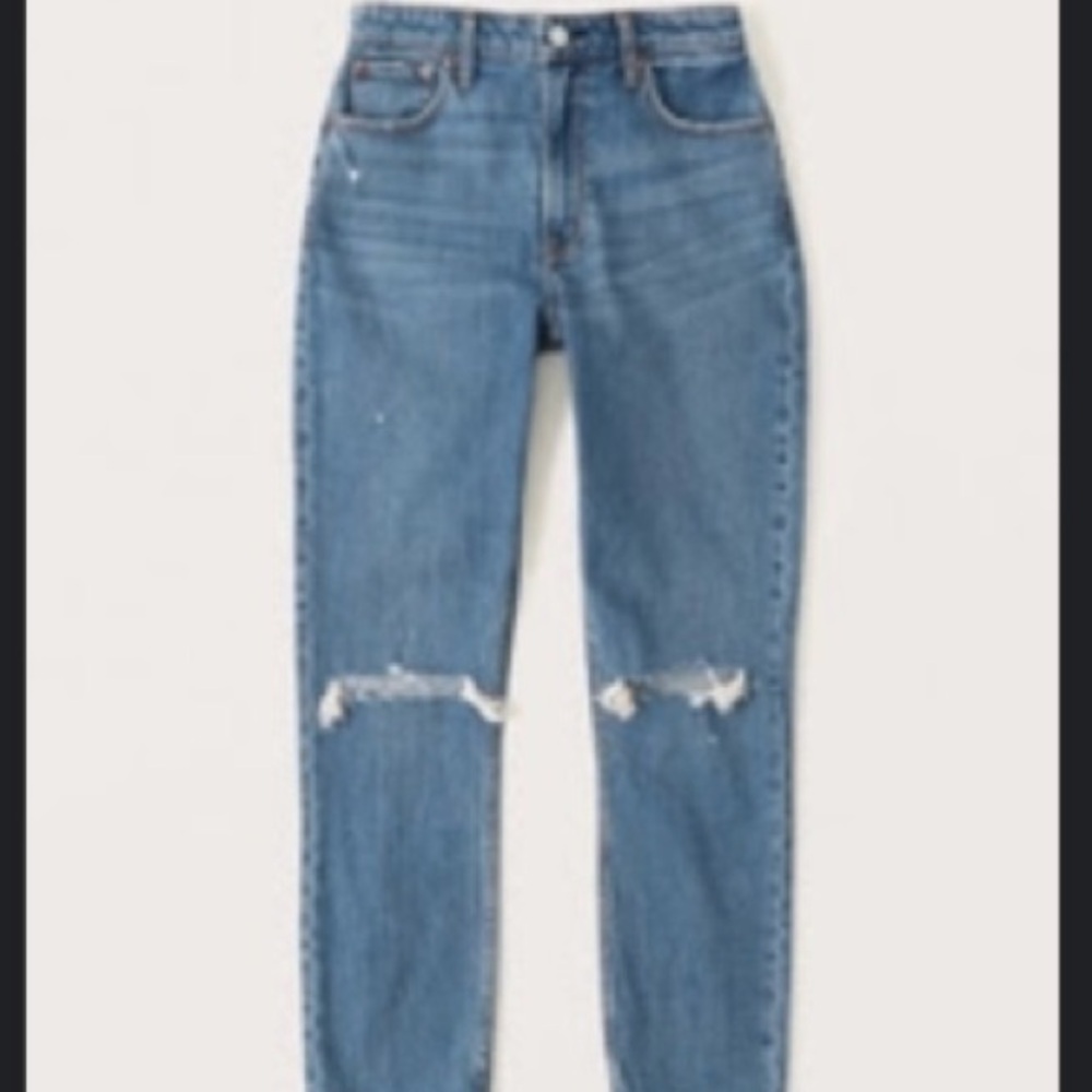 Abercrombie & Fitch Women's Skinny Jeans - Dark Blue
